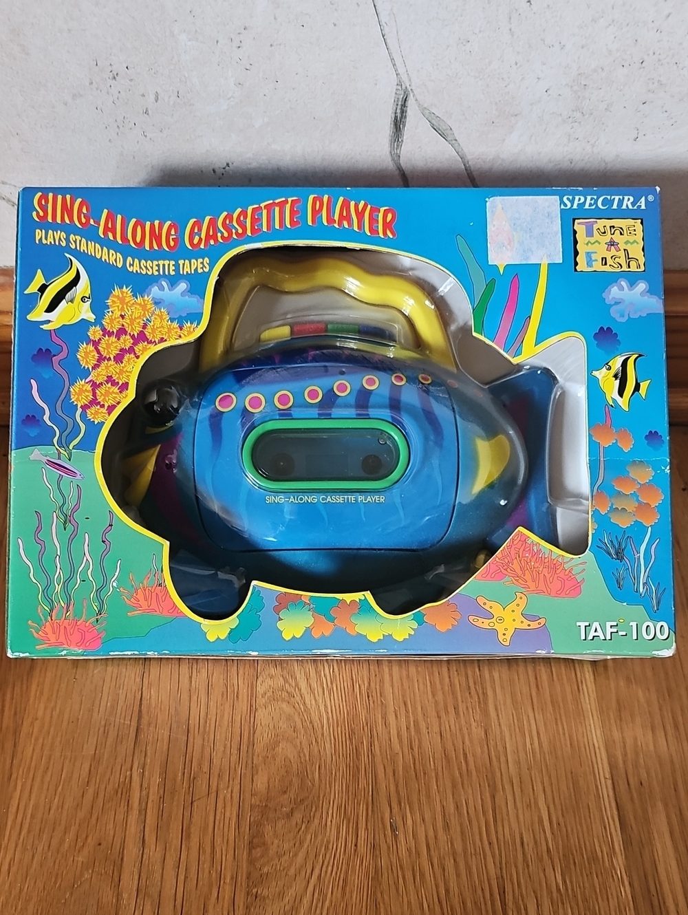 Spectra Sing-Along Cassette Player Tune A Fish New in Box TAF-100